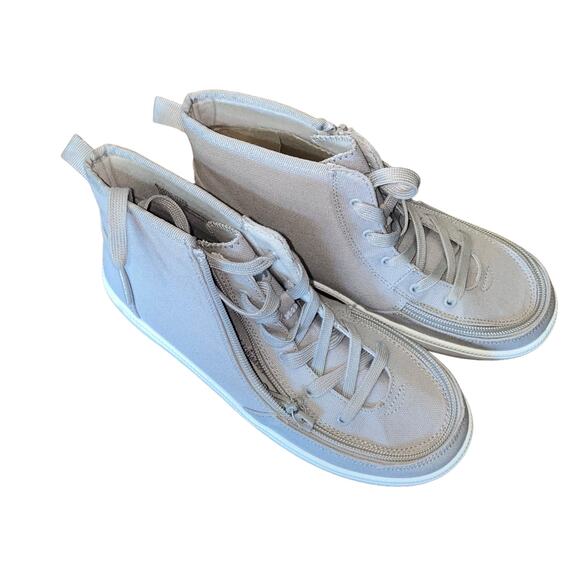 Billy Footwear Big Kid Classic II High-Top Sneaker Grey w/White Sole Size 6 New - Picture 1 of 11